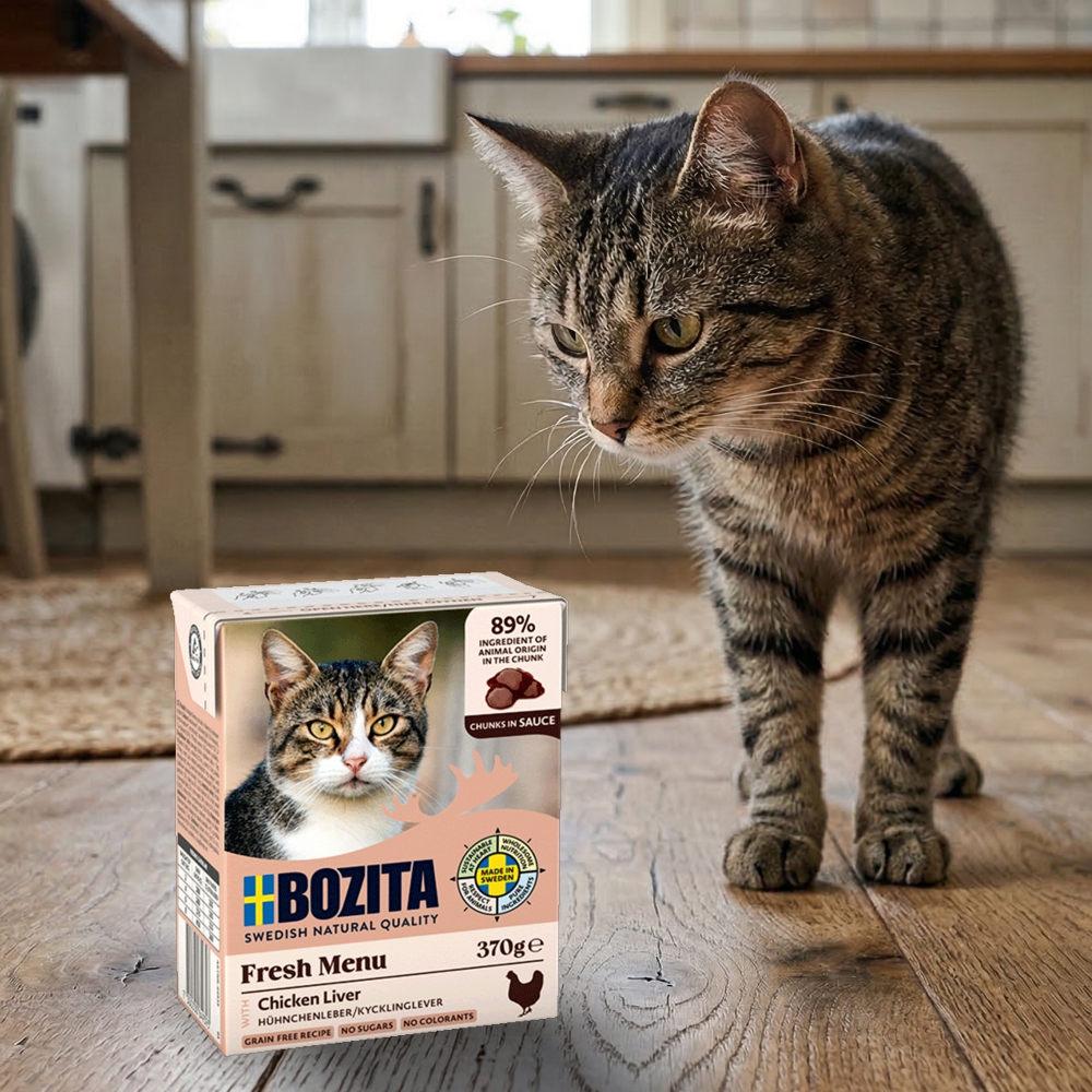 BOZITA dla kota wątróbka drobiowa w sosie 370g
